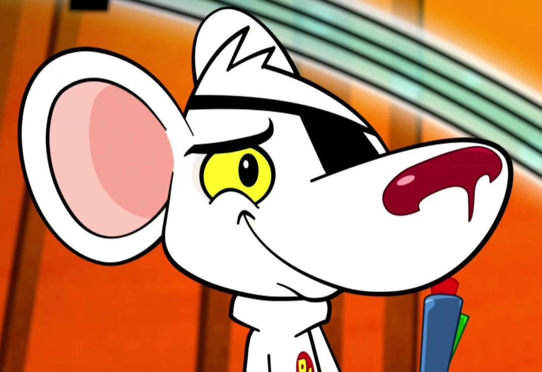 Happy looking Danger Mouse