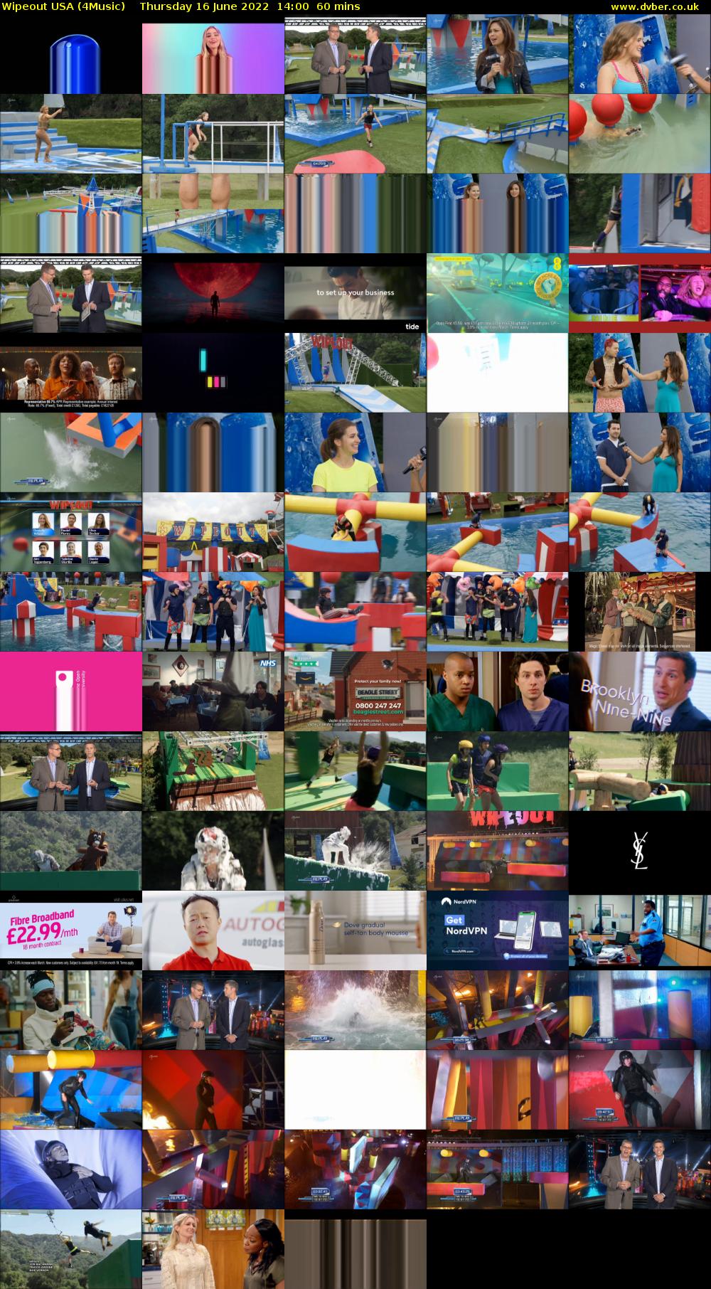 Wipeout USA (4Music) Thursday 16 June 2022 14:00 - 15:00