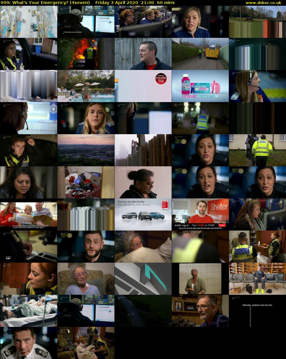 999: What's Your Emergency? (4seven) Friday 3 April 2020 21:00 - 22:00