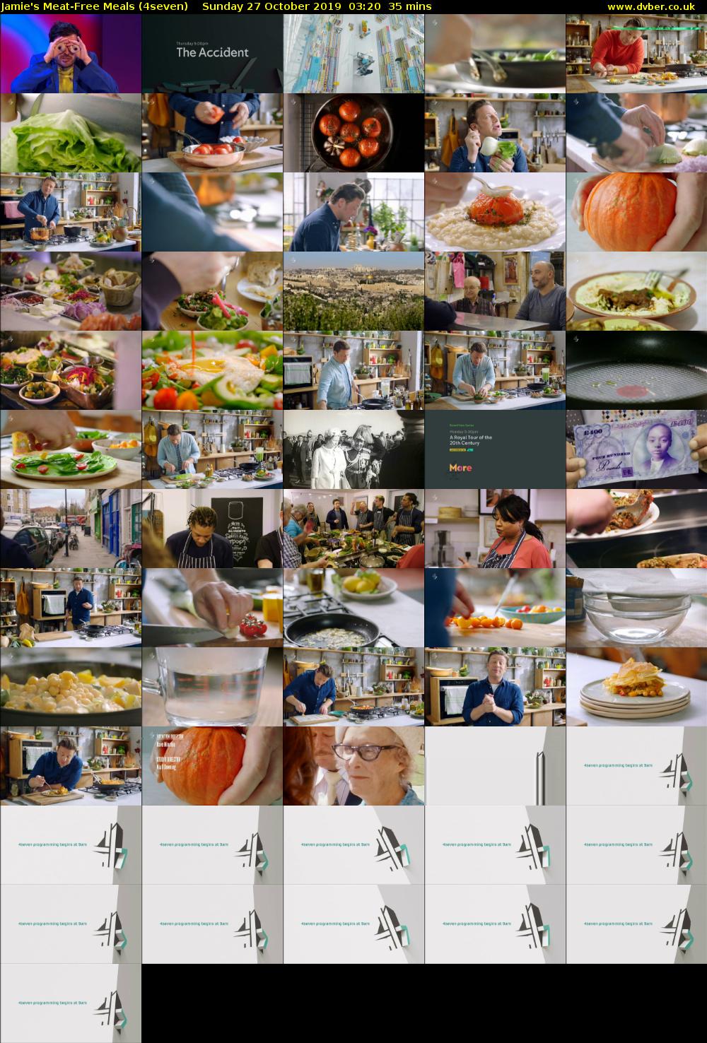 Jamie's Meat-Free Meals (4seven) Sunday 27 October 2019 03:20 - 03:55