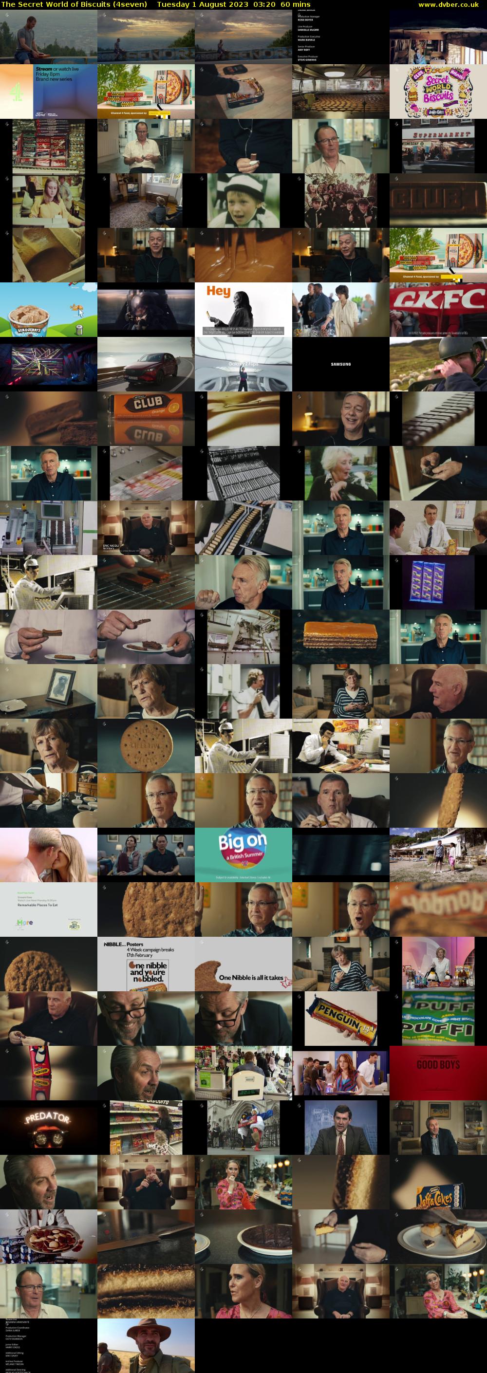 The Secret World of Biscuits (4seven) Tuesday 1 August 2023 03:20 - 04:20