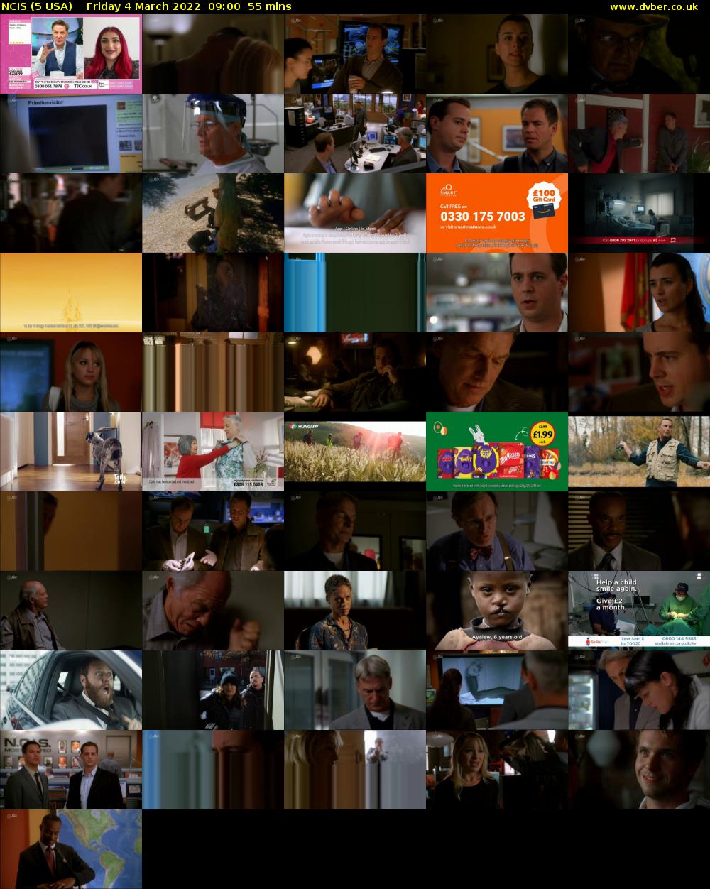 NCIS (5 USA) Friday 4 March 2022 09:00 - 09:55