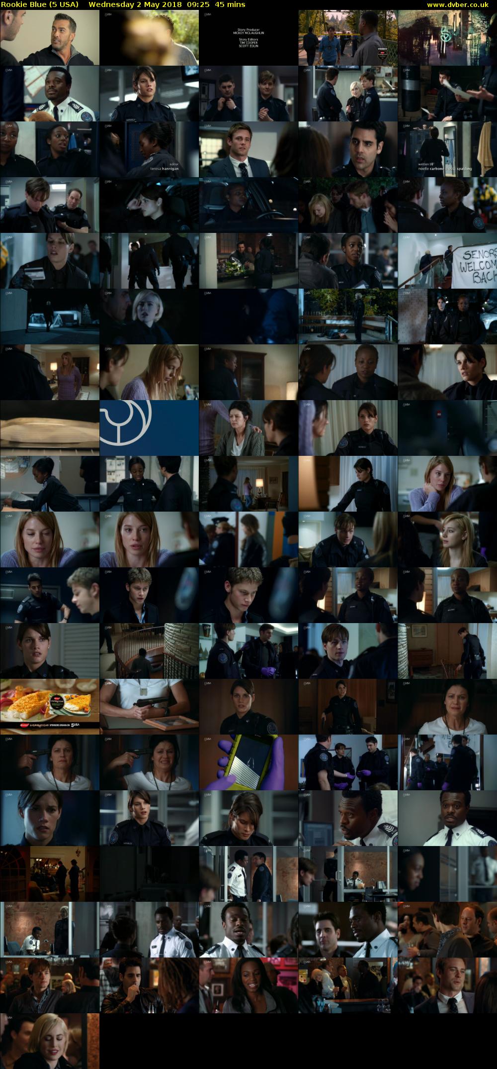 Rookie Blue (5 USA) Wednesday 2 May 2018 09:25 - 10:10