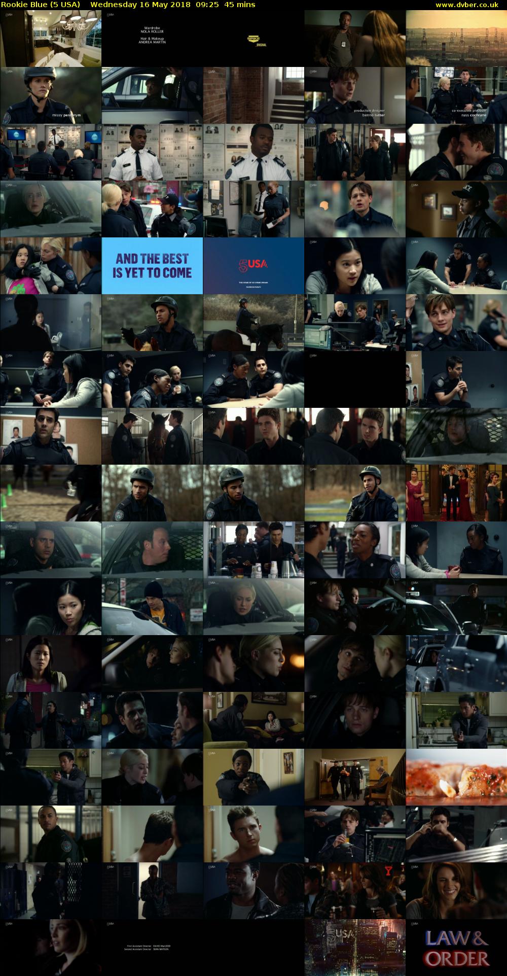 Rookie Blue (5 USA) Wednesday 16 May 2018 09:25 - 10:10