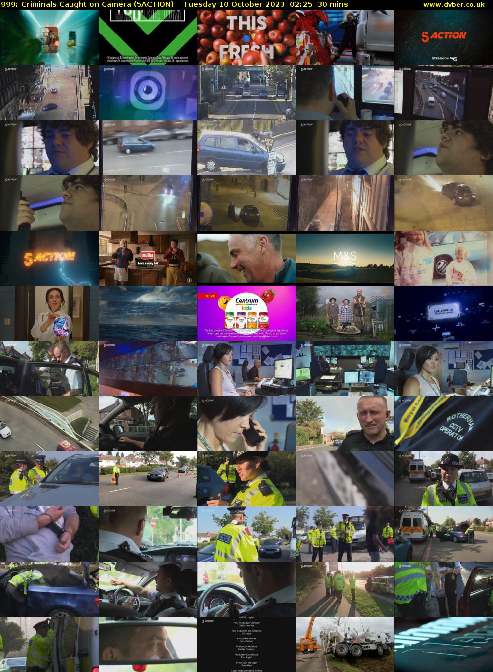 999: Criminals Caught on Camera (5ACTION) Tuesday 10 October 2023 02:25 - 02:55