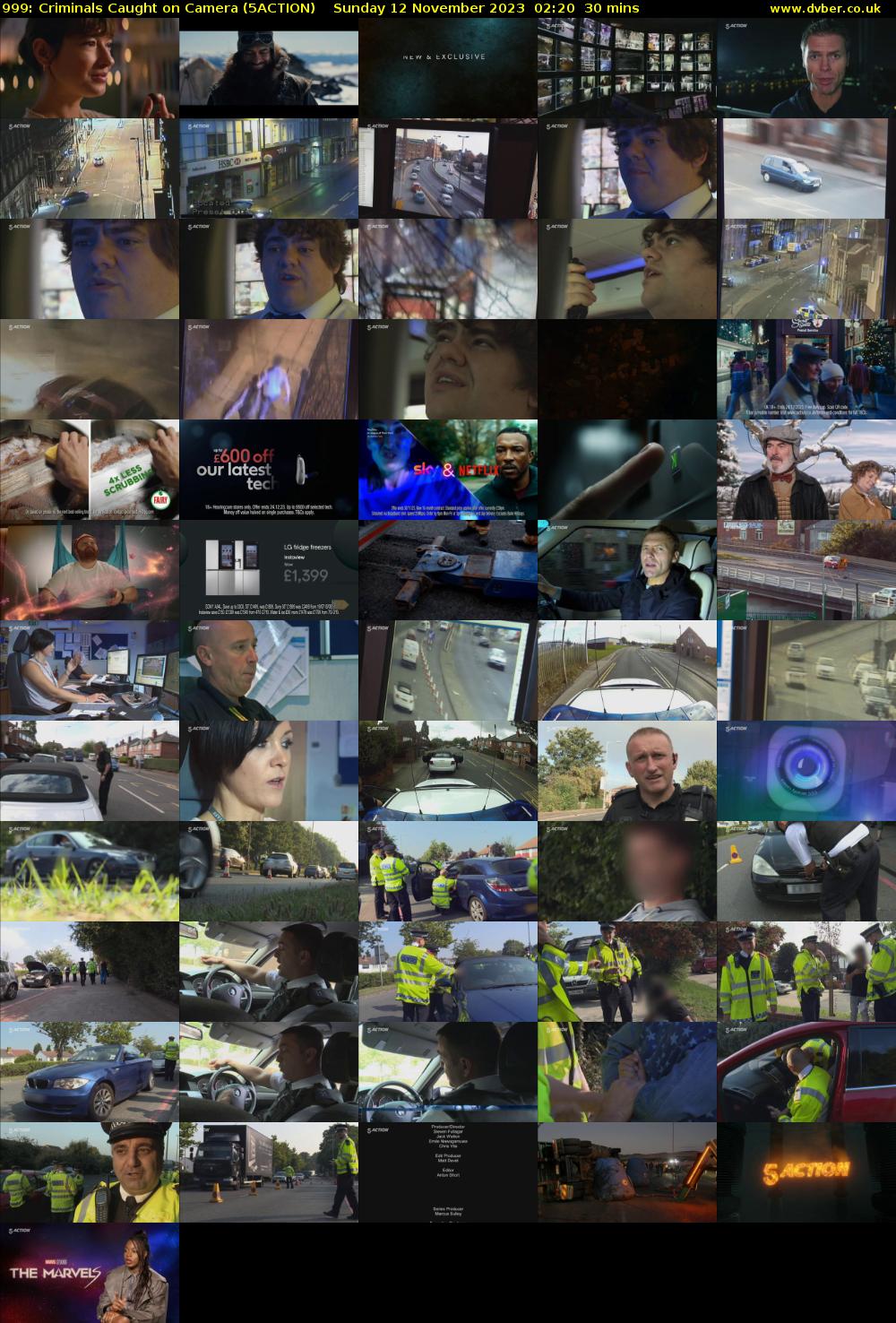 999: Criminals Caught on Camera (5ACTION) Sunday 12 November 2023 02:20 - 02:50