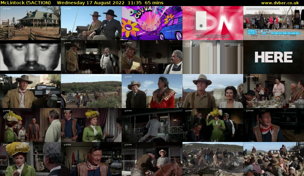 McLintock (5ACTION) Wednesday 17 August 2022 11:35 - 12:40
