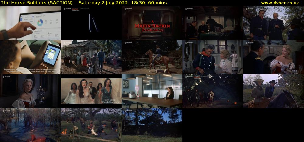 The Horse Soldiers (5ACTION) Saturday 2 July 2022 18:30 - 19:30