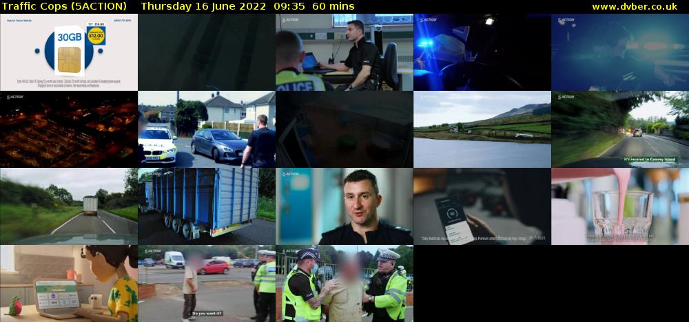 Traffic Cops (5ACTION) Thursday 16 June 2022 09:35 - 10:35