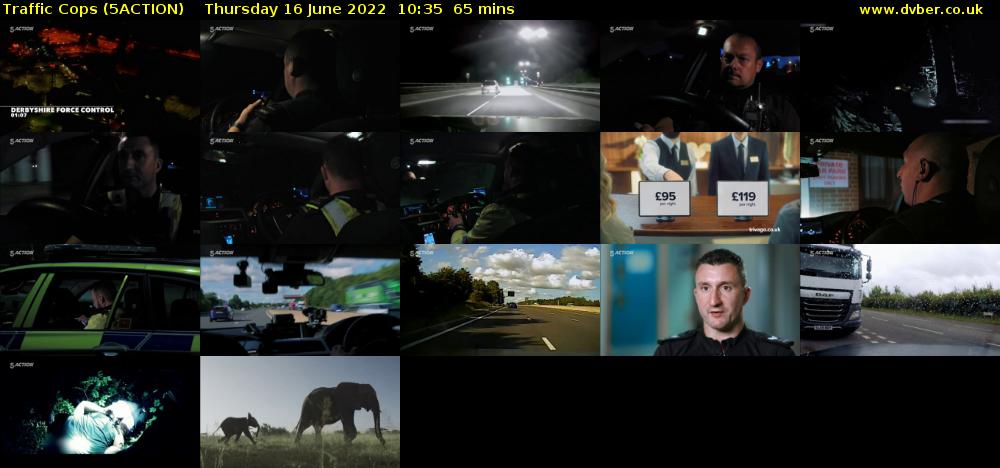 Traffic Cops (5ACTION) Thursday 16 June 2022 10:35 - 11:40