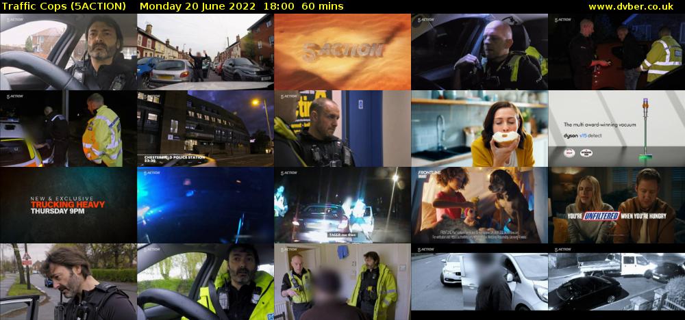 Traffic Cops (5ACTION) Monday 20 June 2022 18:00 - 19:00