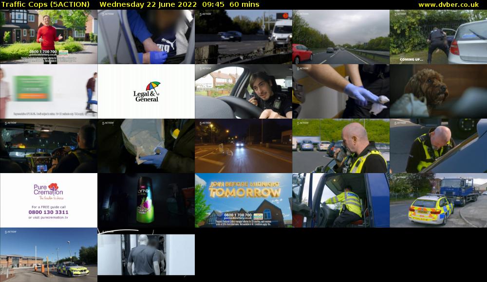 Traffic Cops (5ACTION) Wednesday 22 June 2022 09:45 - 10:45