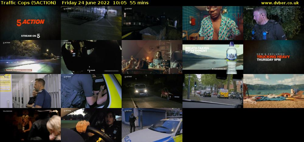 Traffic Cops (5ACTION) Friday 24 June 2022 10:05 - 11:00