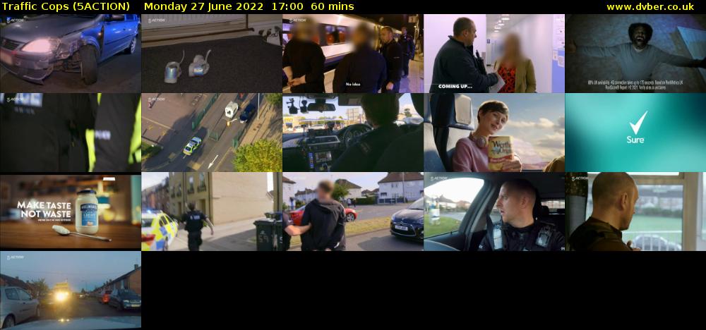 Traffic Cops (5ACTION) Monday 27 June 2022 17:00 - 18:00
