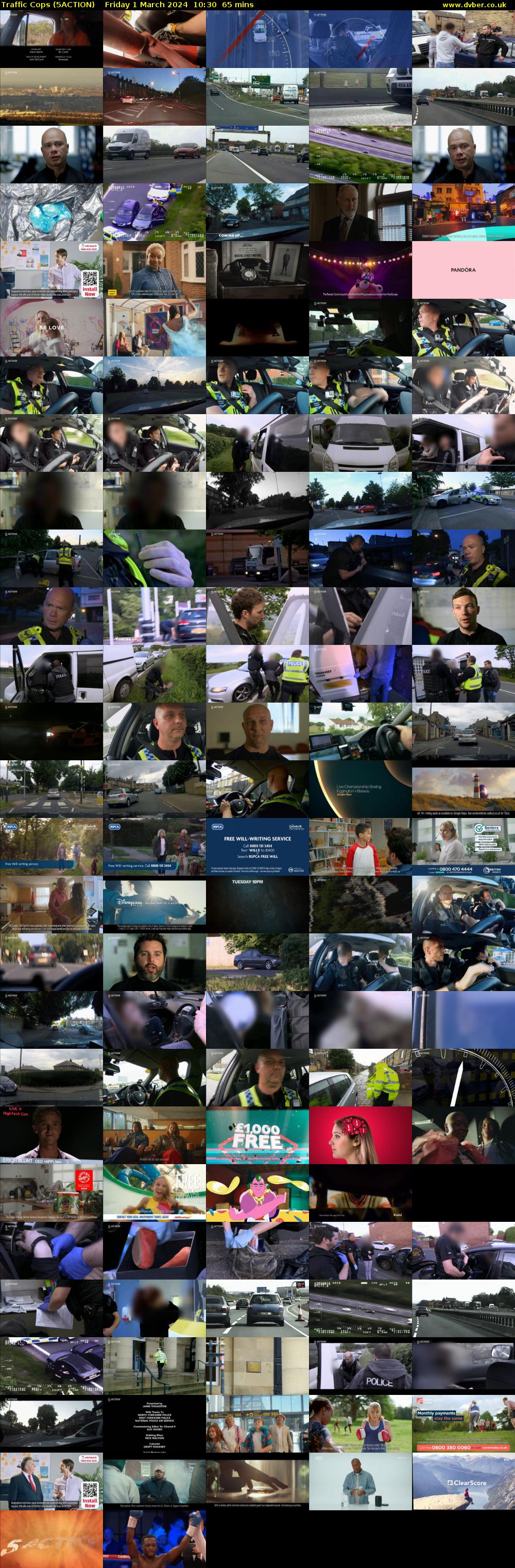 Traffic Cops (5ACTION) Friday 1 March 2024 10:30 - 11:35