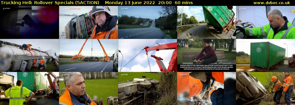 Trucking Hell: Rollover Specials (5ACTION) Monday 13 June 2022 20:00 - 21:00