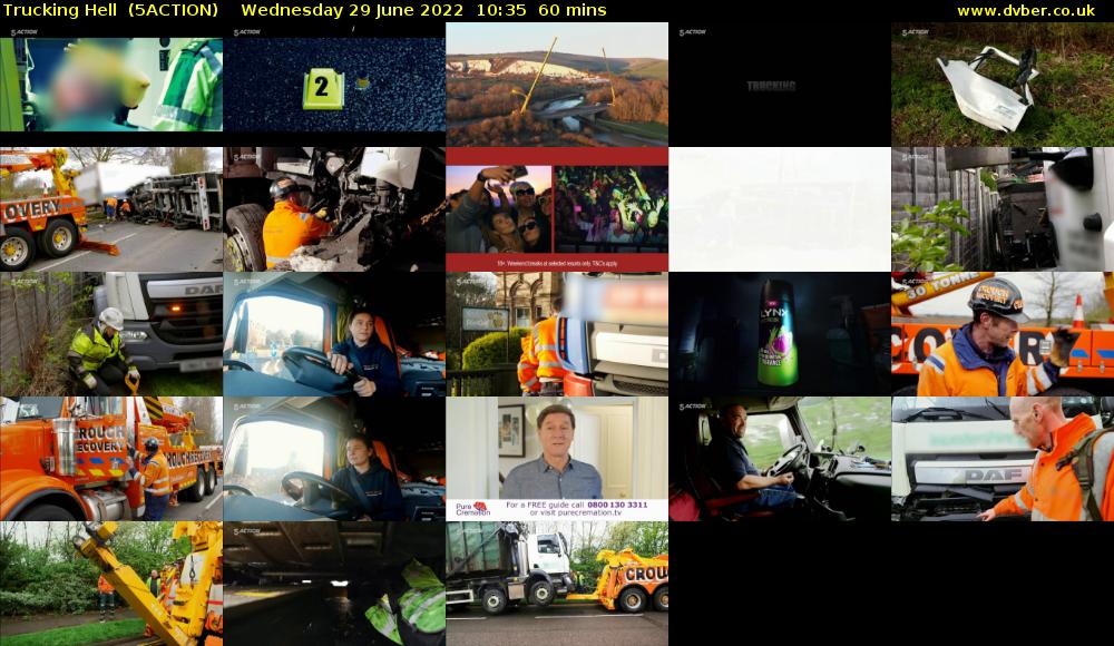 Trucking Hell  (5ACTION) Wednesday 29 June 2022 10:35 - 11:35