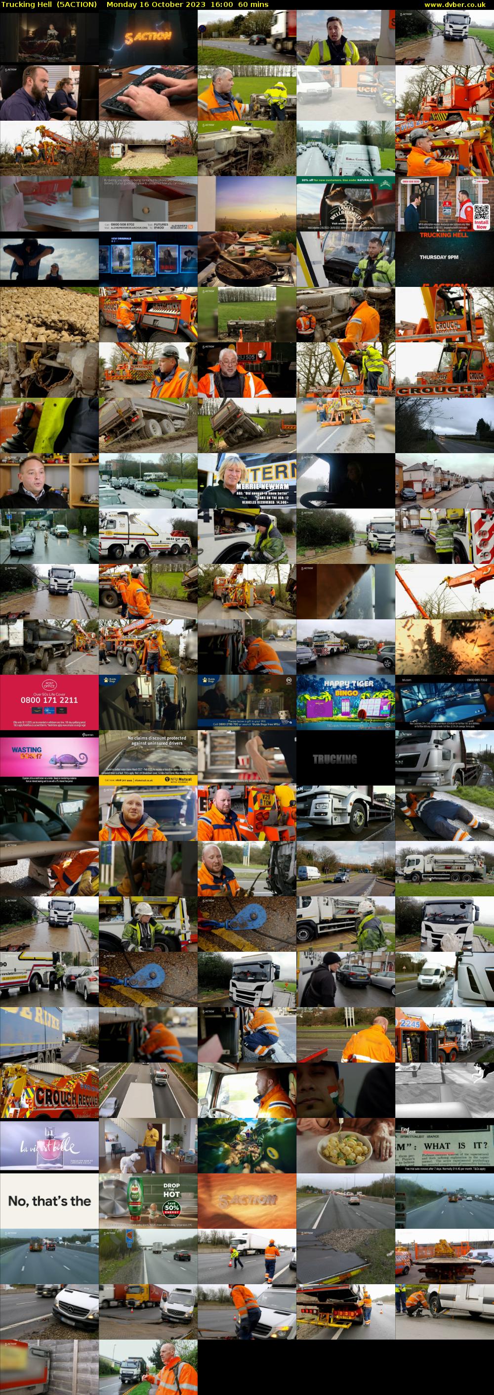 Trucking Hell  (5ACTION) Monday 16 October 2023 16:00 - 17:00