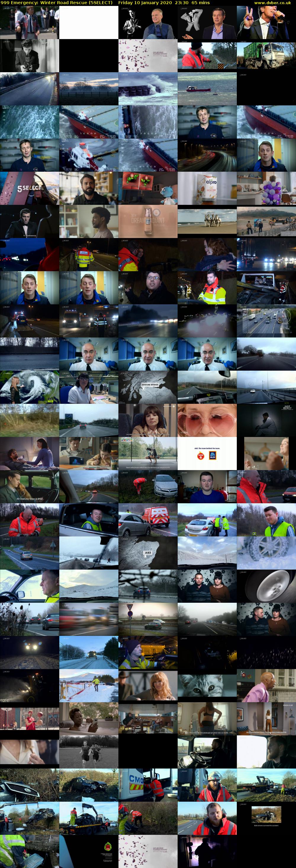 999 Emergency: Winter Road Rescue (5SELECT) Friday 10 January 2020 23:30 - 00:35