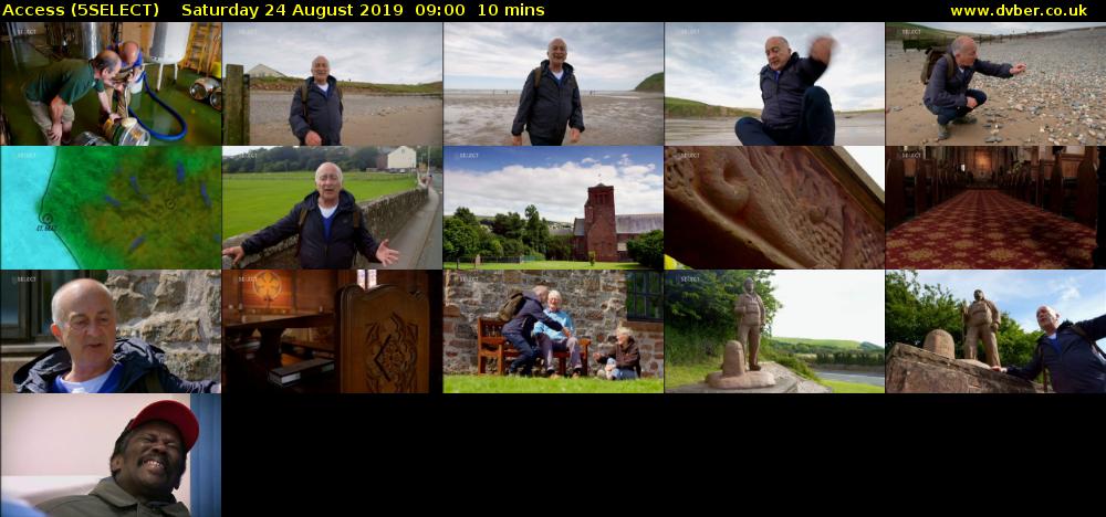 Access (5SELECT) Saturday 24 August 2019 09:00 - 09:10