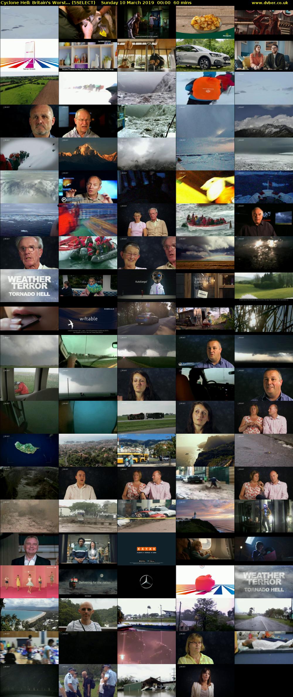 Cyclone Hell: Britain's Worst... (5SELECT) Sunday 10 March 2019 00:00 - 01:00