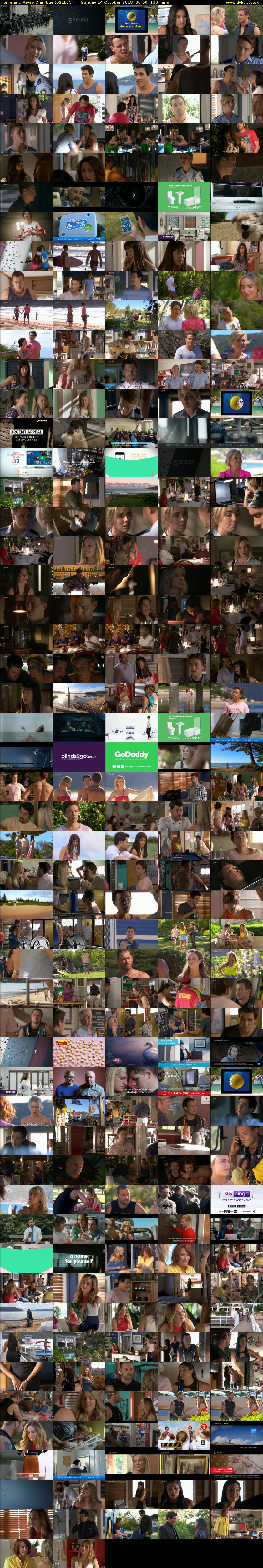 Home and Away Omnibus (5SELECT) Sunday 14 October 2018 09:50 - 12:00