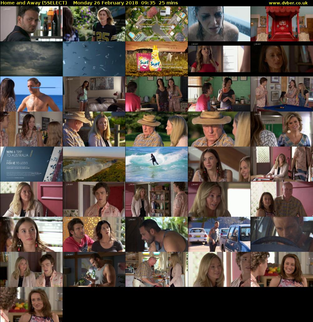Home and Away (5SELECT) Monday 26 February 2018 09:35 - 10:00