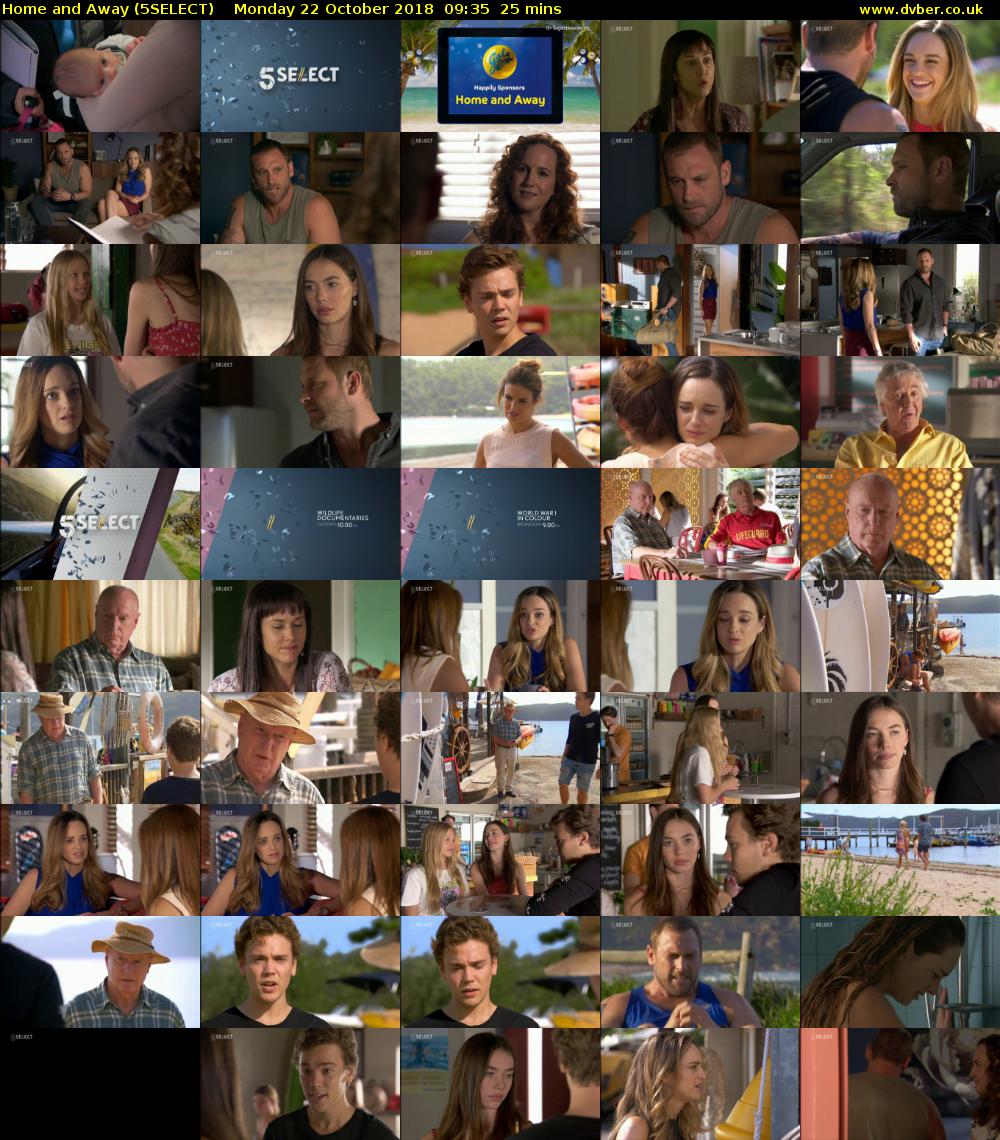 Home and Away (5SELECT) Monday 22 October 2018 09:35 - 10:00