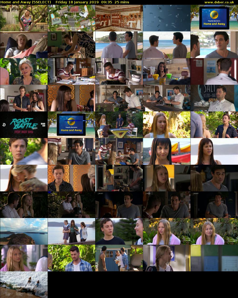 Home and Away (5SELECT) Friday 18 January 2019 09:35 - 10:00