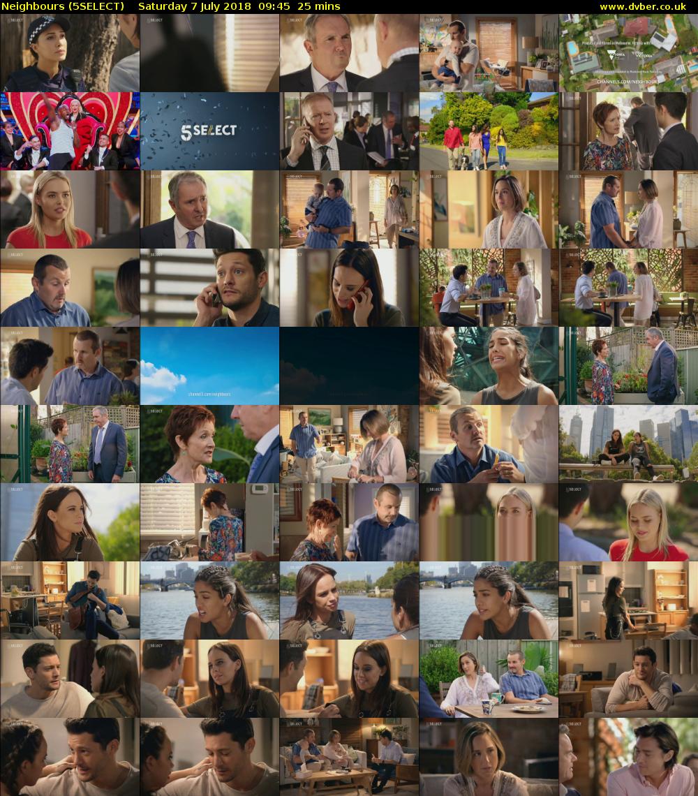 Neighbours (5SELECT) Saturday 7 July 2018 09:45 - 10:10