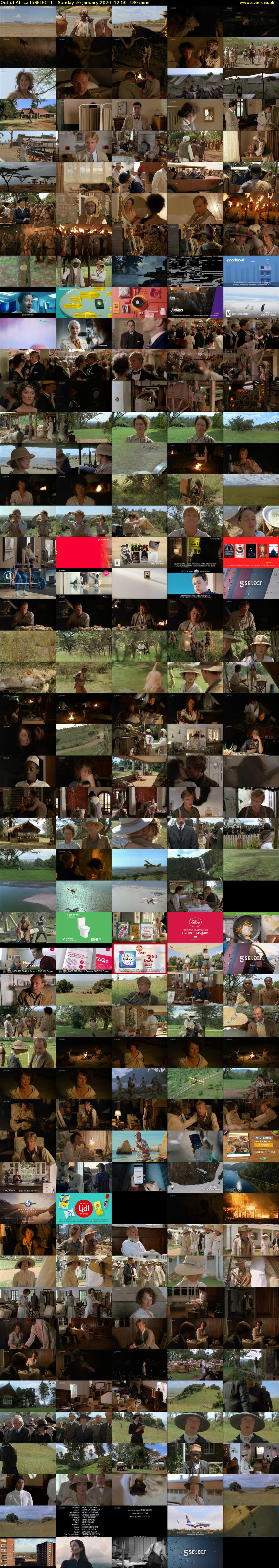 Out of Africa (5SELECT) Sunday 26 January 2020 12:50 - 15:00