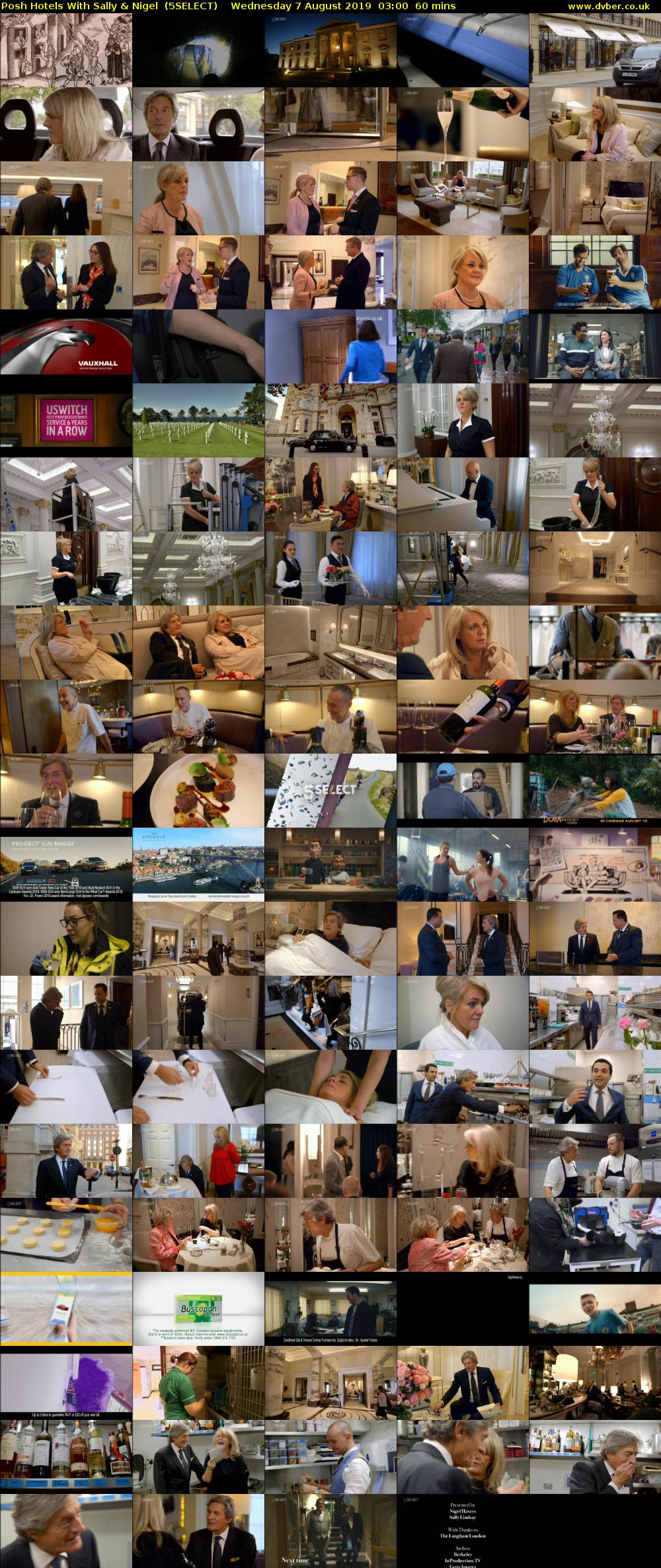 Posh Hotels WIth Sally & Nigel  (5SELECT) Wednesday 7 August 2019 03:00 - 04:00