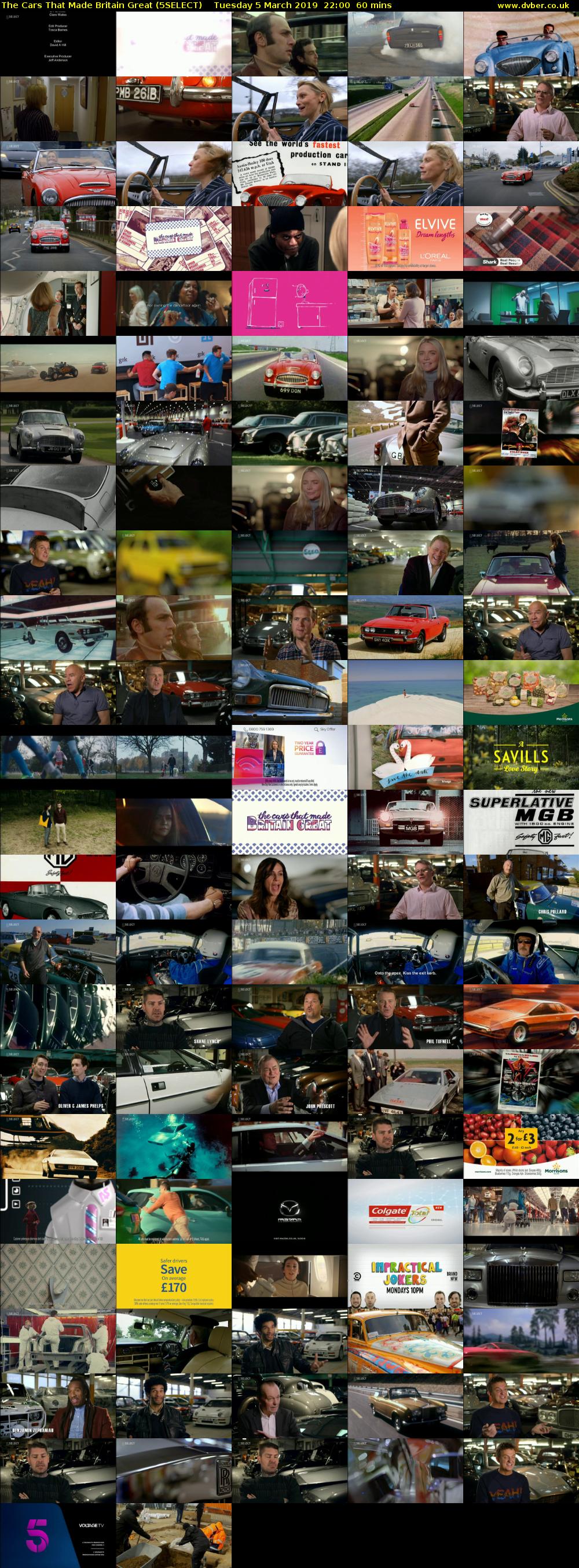 The Cars That Made Britain Great (5SELECT) Tuesday 5 March 2019 22:00 - 23:00