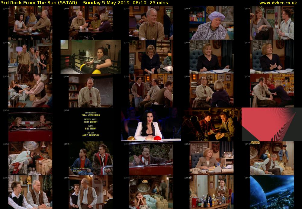 3rd Rock From The Sun (5STAR) Sunday 5 May 2019 08:10 - 08:35