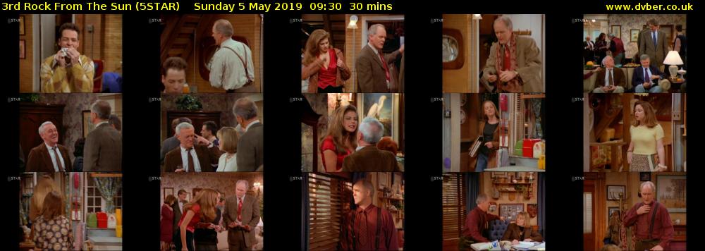 3rd Rock From The Sun (5STAR) Sunday 5 May 2019 09:30 - 10:00