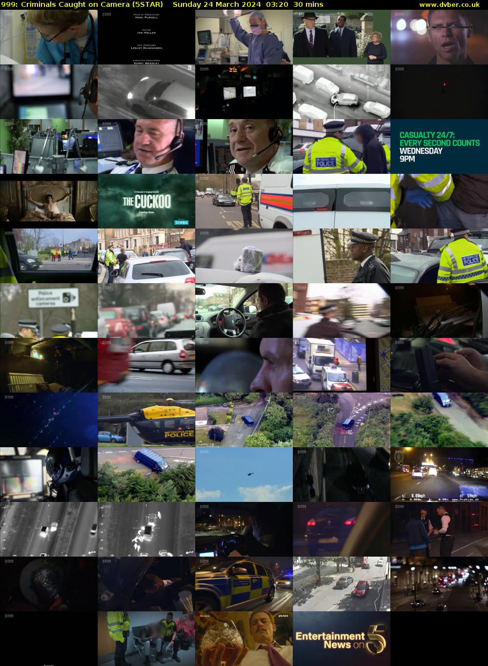 999: Criminals Caught on Camera (5STAR) Sunday 24 March 2024 03:20 - 03:50