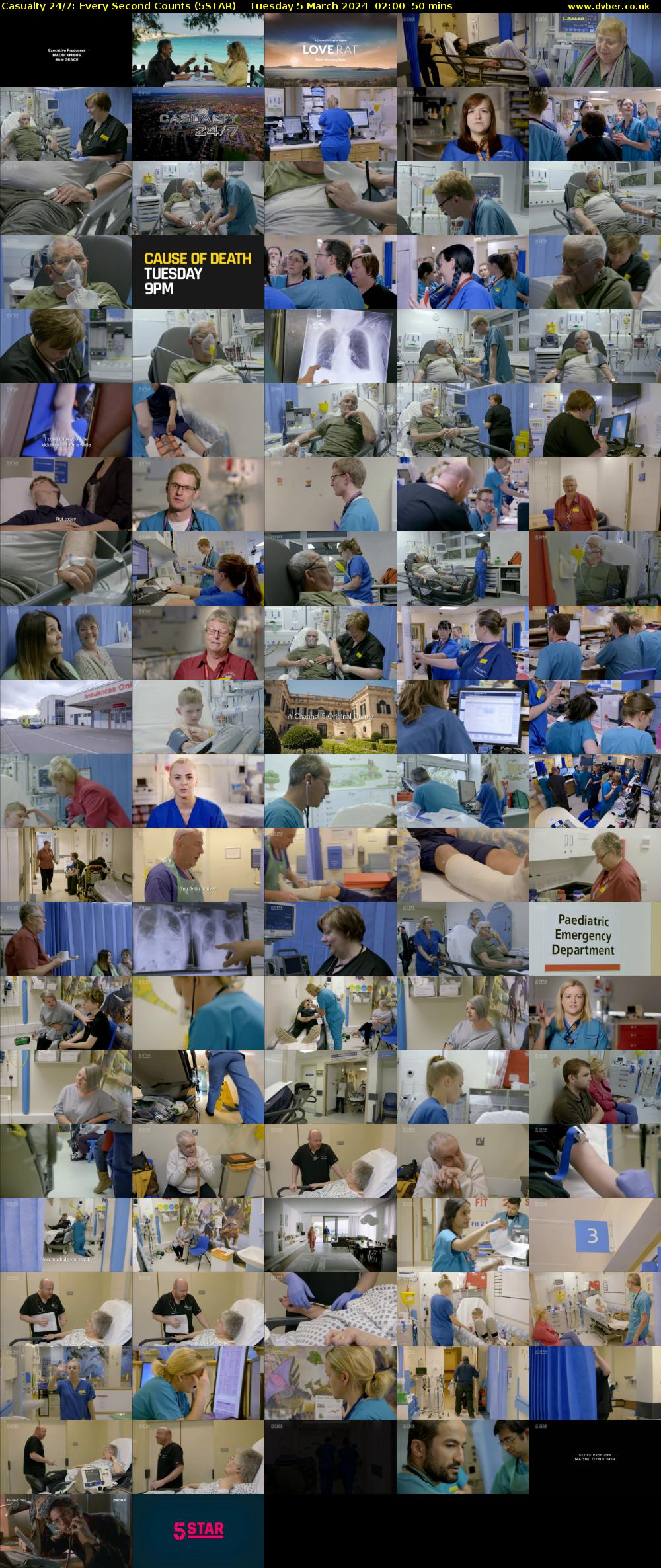 Casualty 24/7: Every Second Counts (5STAR) Tuesday 5 March 2024 02:00 - 02:50