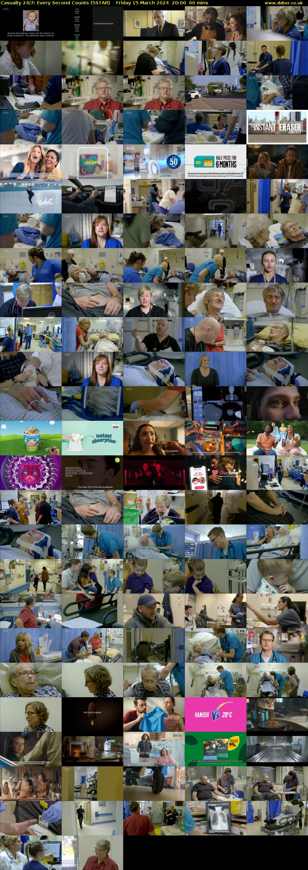 Casualty 24/7: Every Second Counts (5STAR) Friday 15 March 2024 20:00 - 21:00