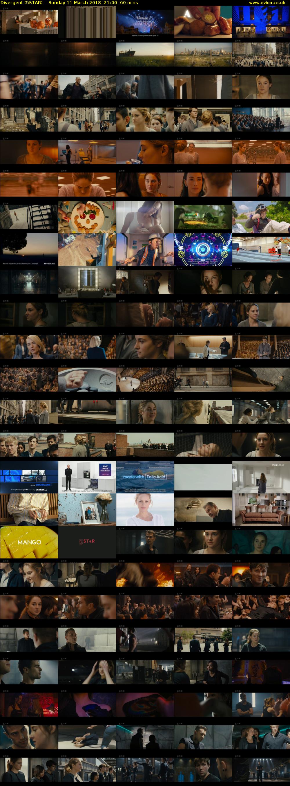 Divergent (5STAR) Sunday 11 March 2018 21:00 - 22:00