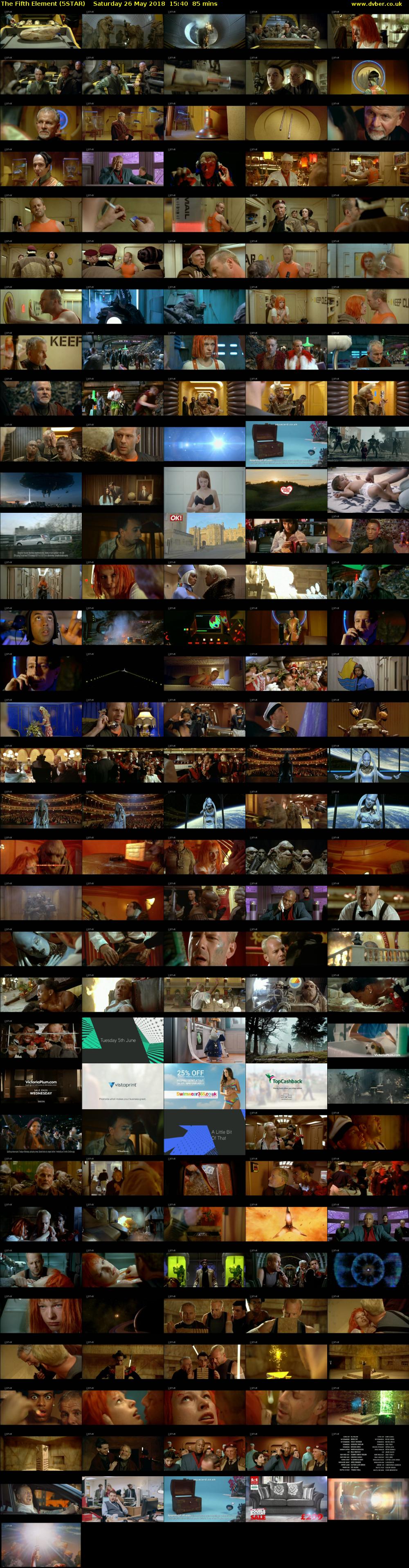 The Fifth Element (5STAR) Saturday 26 May 2018 15:40 - 17:05