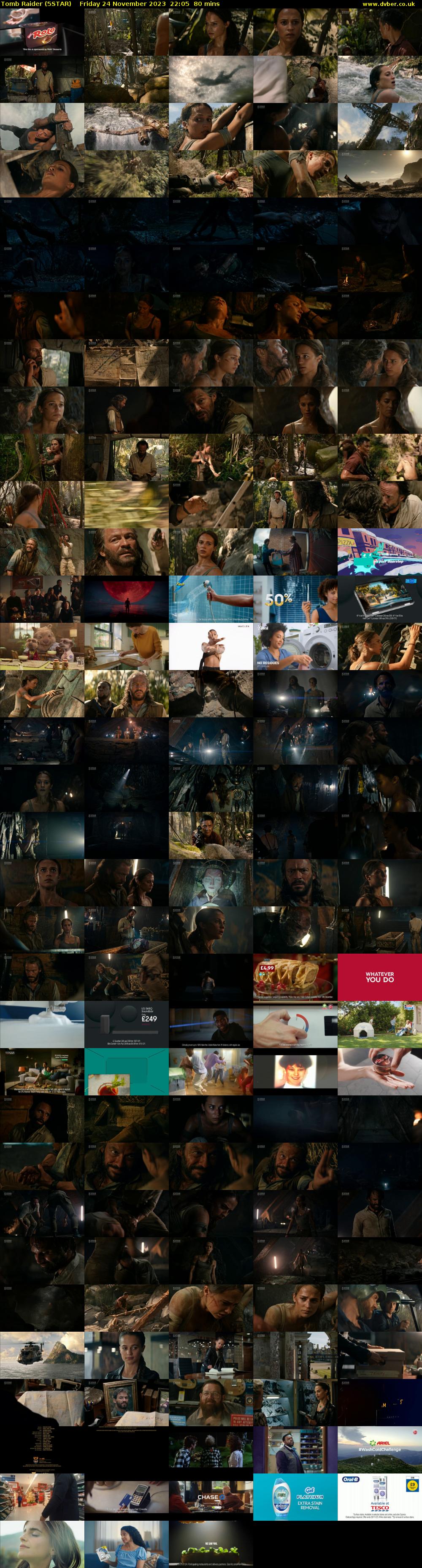 Tomb Raider (5STAR) Friday 24 November 2023 22:05 - 23:25