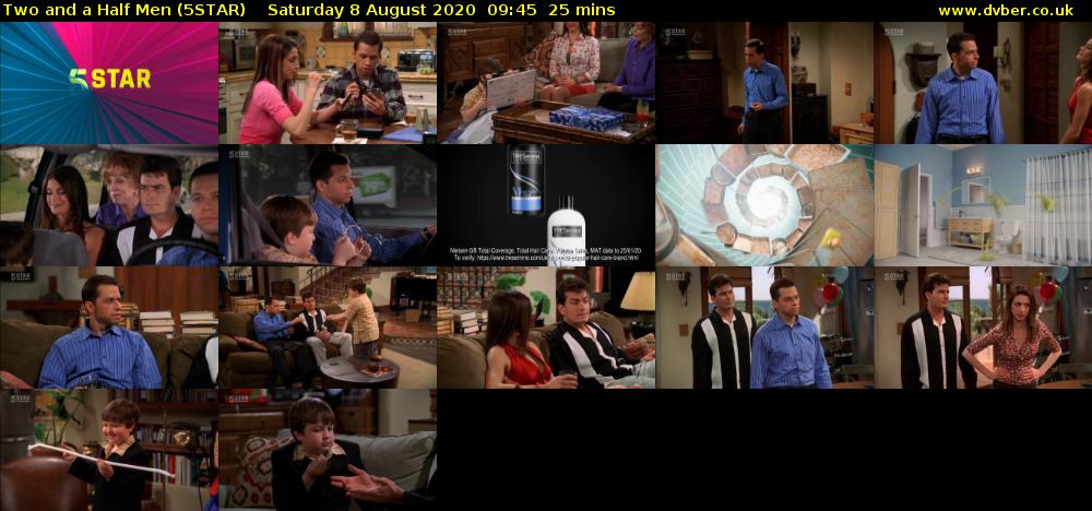 Two and a Half Men (5STAR) Saturday 8 August 2020 09:45 - 10:10