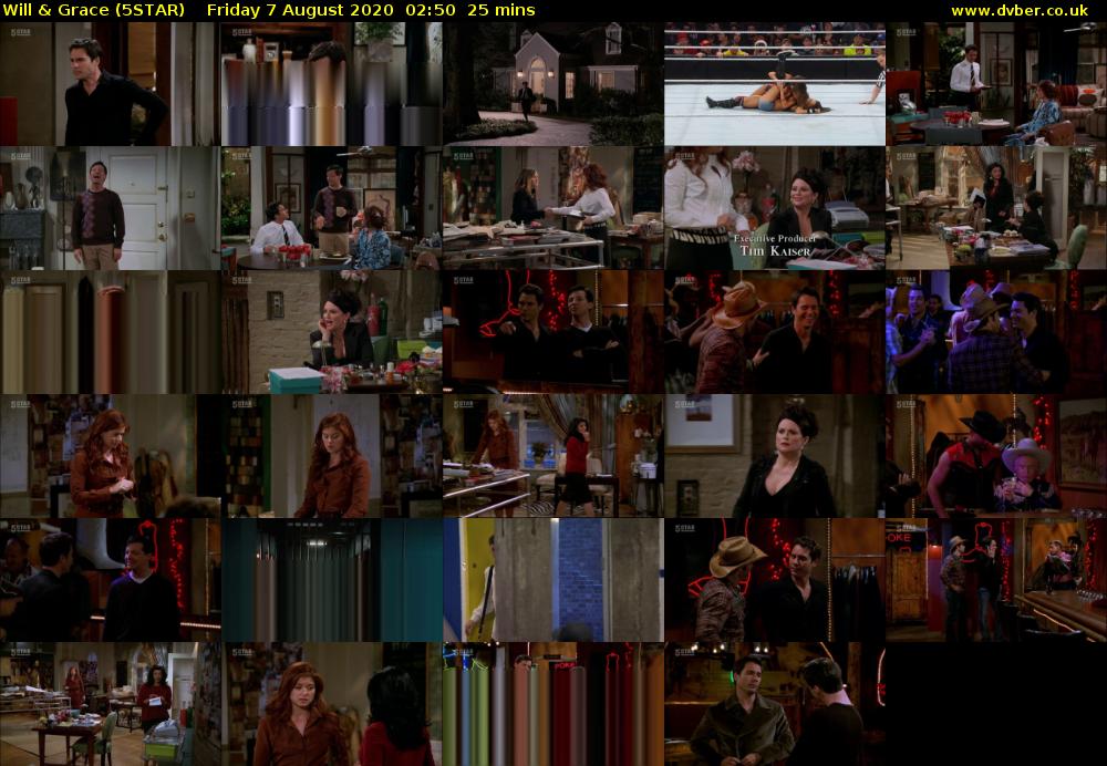 Will & Grace (5STAR) Friday 7 August 2020 02:50 - 03:15