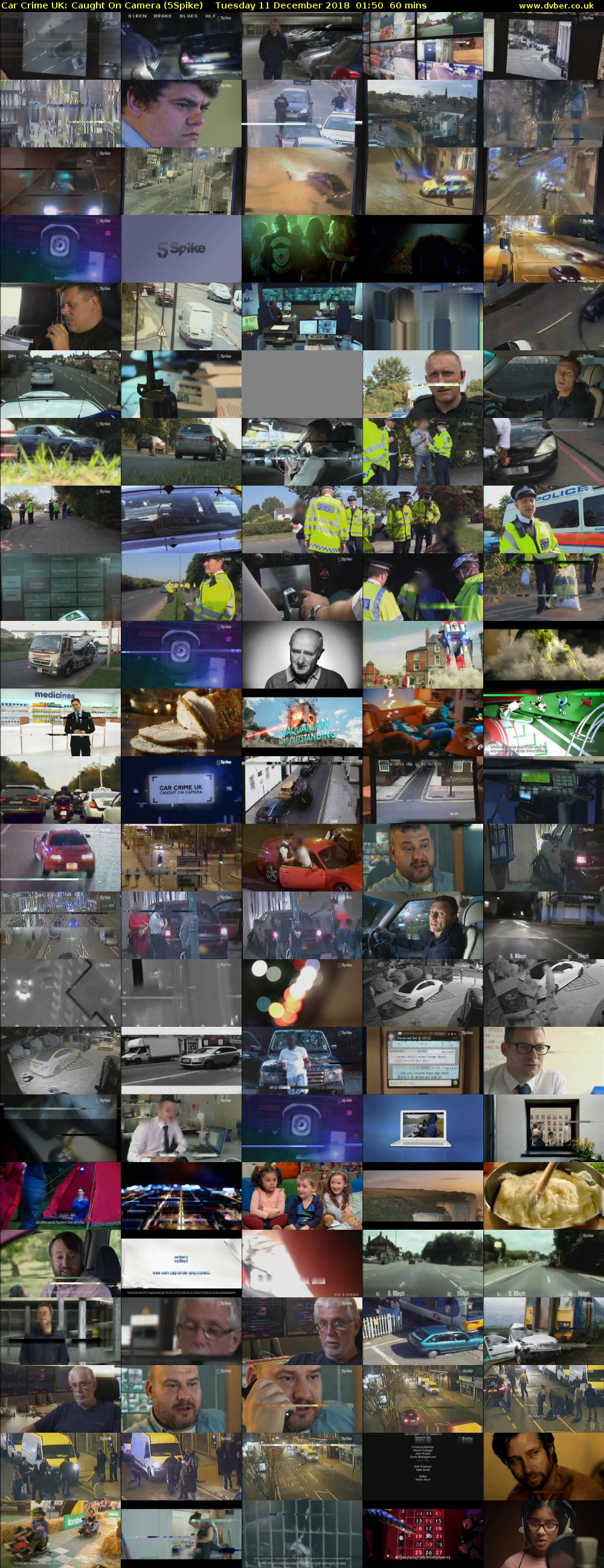 Car Crime UK: Caught On Camera (5Spike) Tuesday 11 December 2018 01:50 - 02:50
