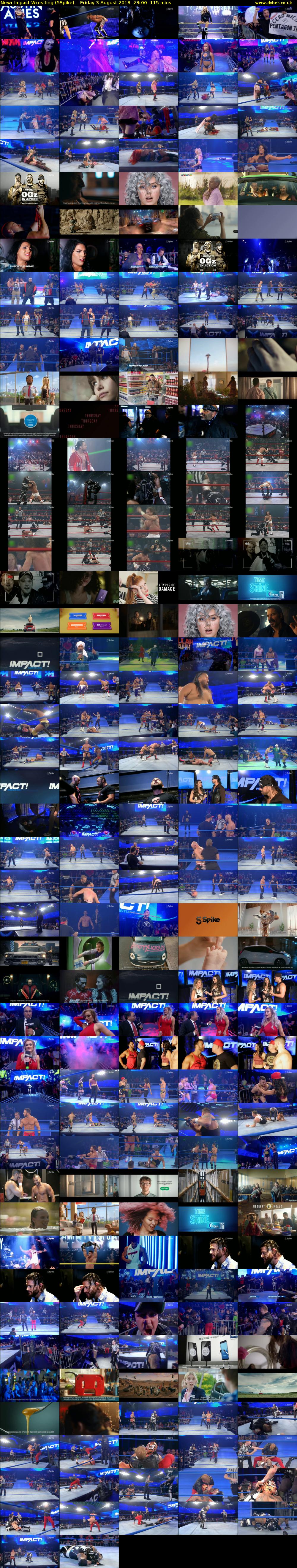 Impact Wrestling (5Spike) Friday 3 August 2018 23:00 - 00:55