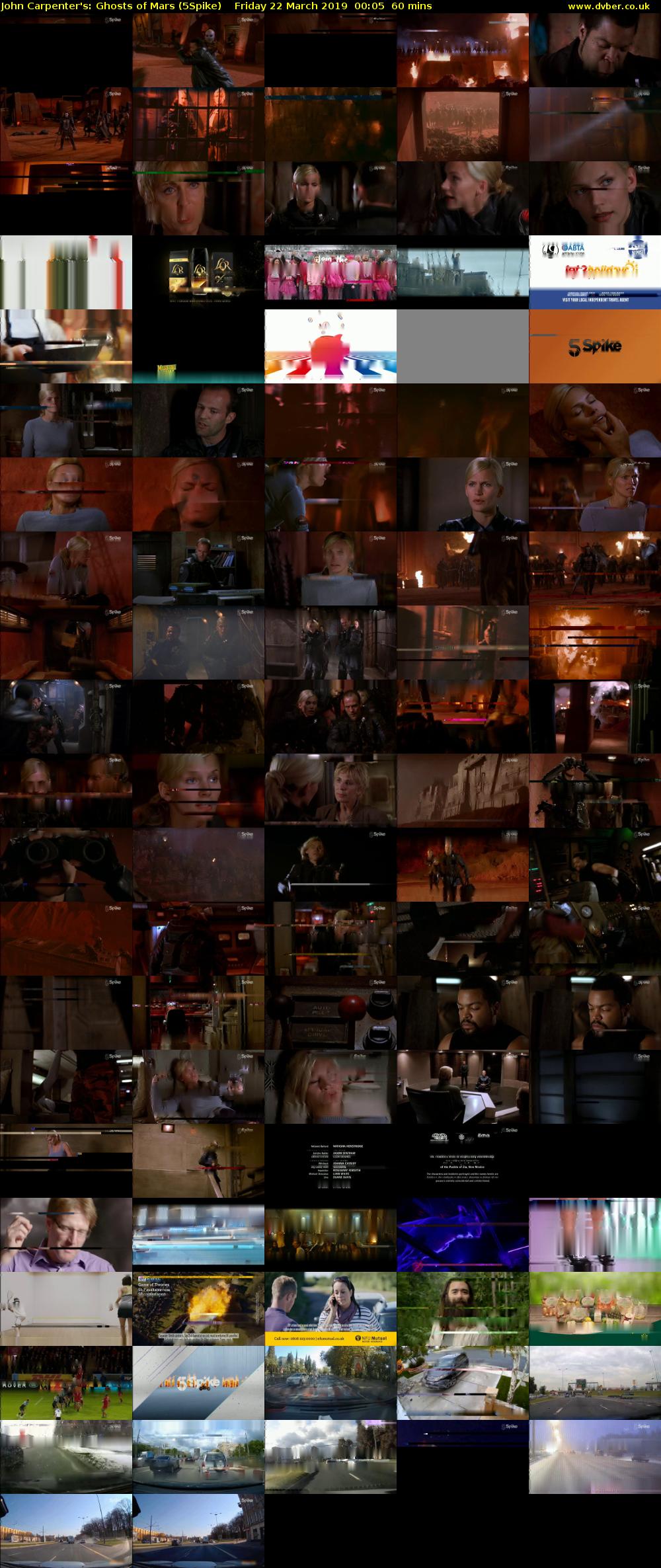 John Carpenter's: Ghosts of Mars (5Spike) Friday 22 March 2019 00:05 - 01:05