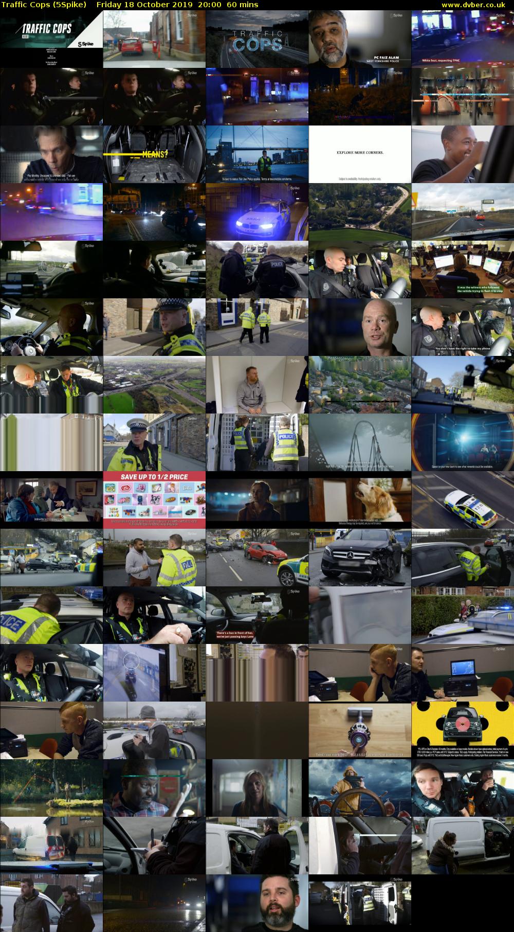 Traffic Cops (5Spike) Friday 18 October 2019 20:00 - 21:00
