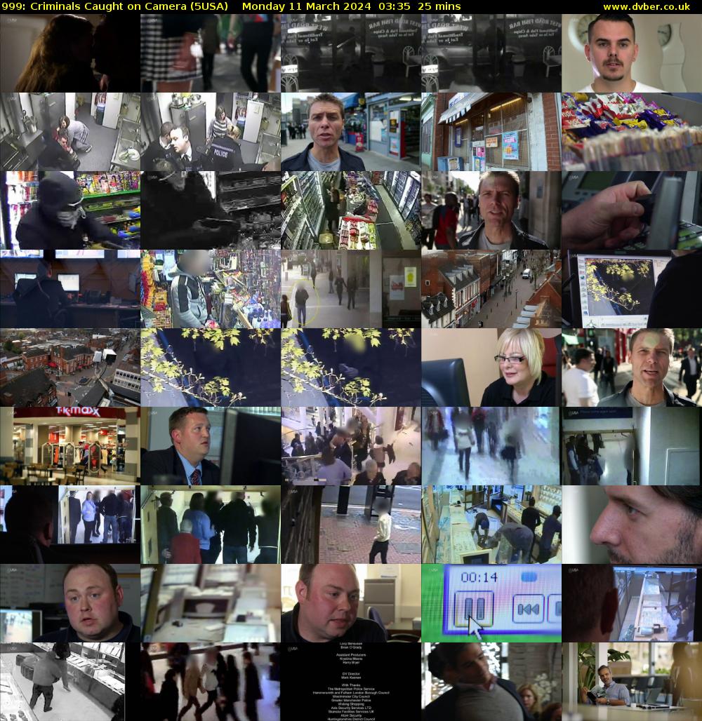 999: Criminals Caught on Camera (5USA) Monday 11 March 2024 03:35 - 04:00