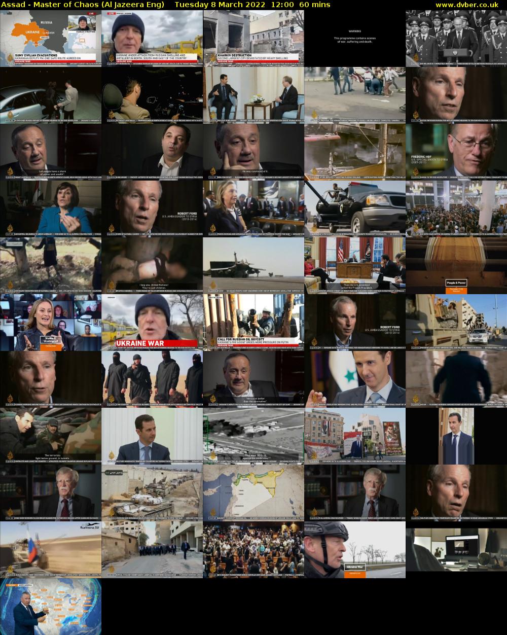 Assad - Master of Chaos (Al Jazeera Eng) Tuesday 8 March 2022 12:00 - 13:00