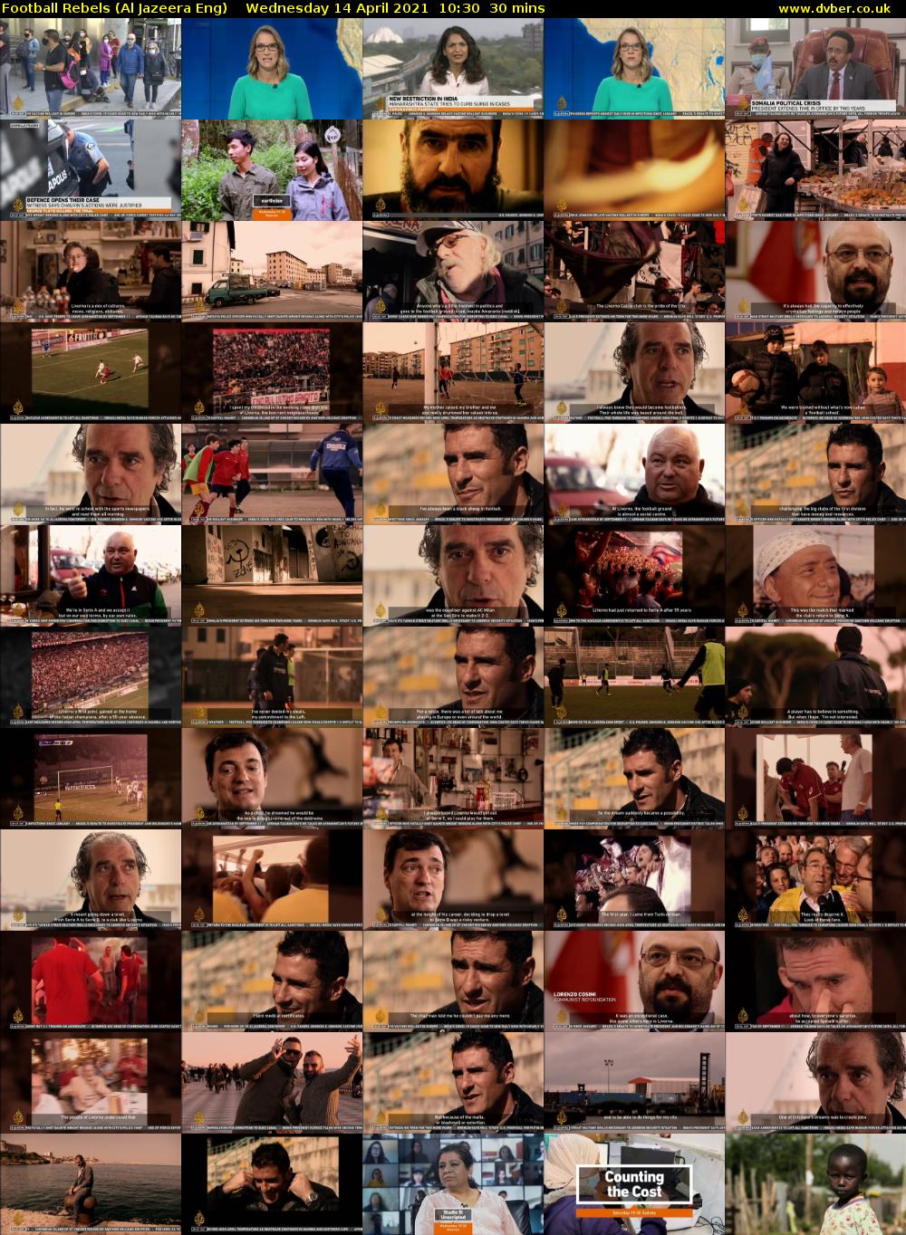 Football Rebels (Al Jazeera Eng) Wednesday 14 April 2021 10:30 - 11:00